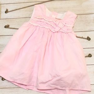 Newborn 0-1 month baby pink dress